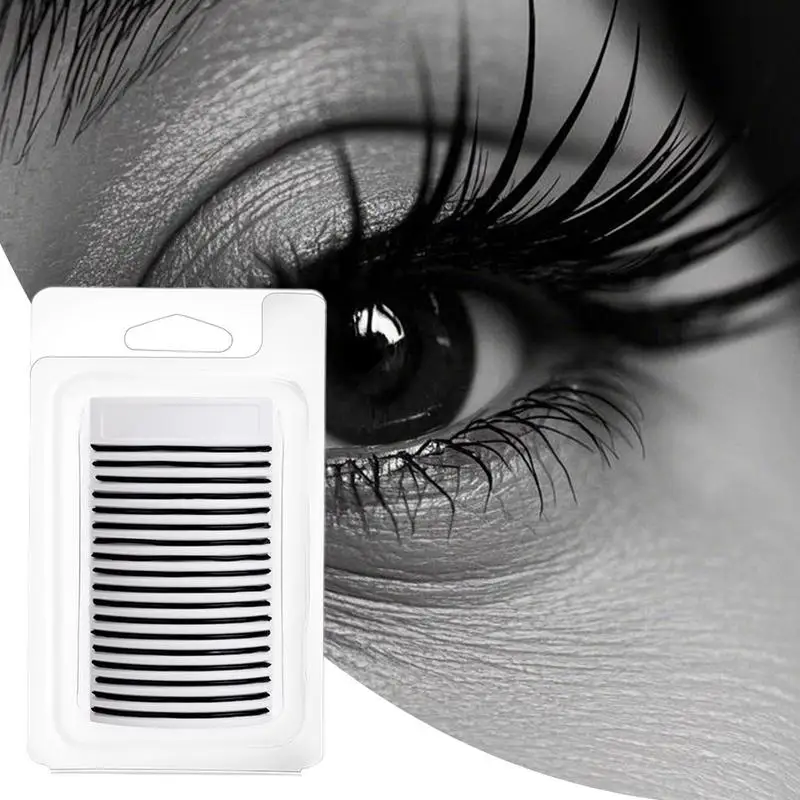 18 Streifen selbstklebende Wimpern-Liner, Wimpern-Klebestreifen, wiederverwendbarer Klebe-Liner für langlebige falsche Wimpern, natürlicher Look