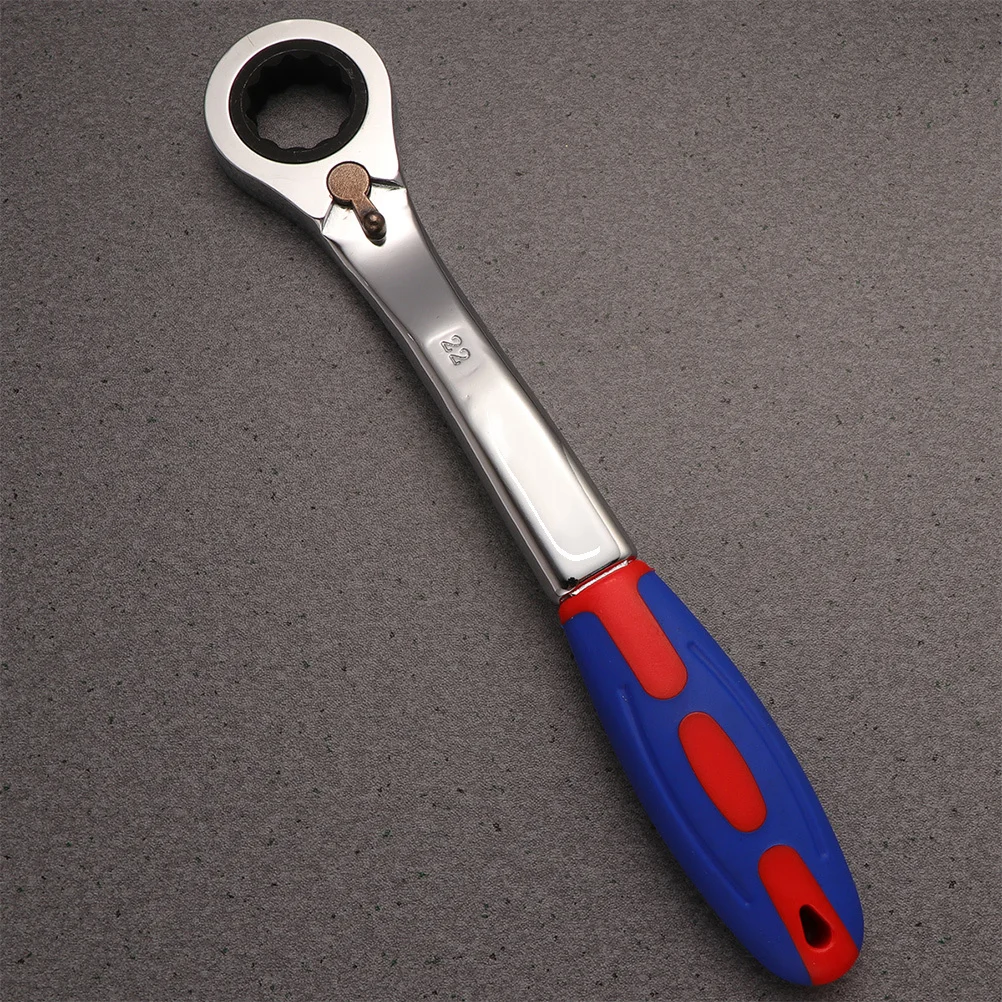 

Two-Way Ratcheting Wrench 21mm Premium Steel Hard Durable Ratchet Spanner Tool for Car Emergencies Home Professionals
