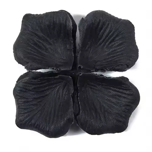 Black Artificial Rose Petals For Wedding Party Flower Favors Decoration Roses Supplies 500pcs Silk Petals Rosas Para Casamento - Image 3