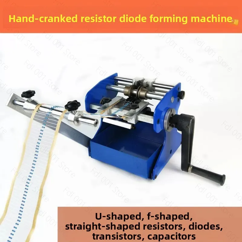 U/F Type Axial Resistor Forming Machine, Manual Bending Cutting Molding Tool for Resistance Processing,