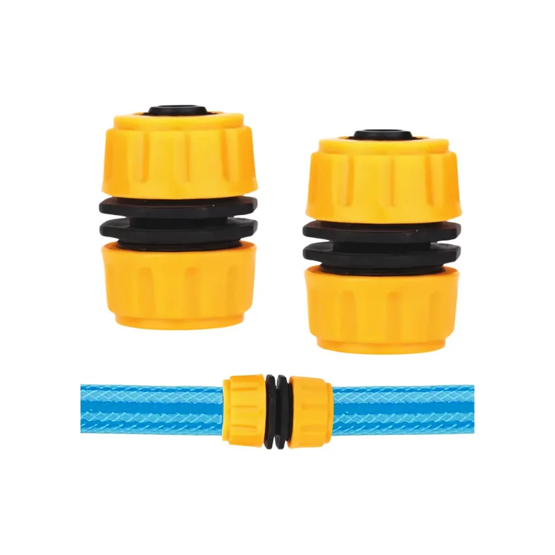 2/4/6Pcs Hose Repair Connector Extender 1/2 inch Garden Hose Pipe Quick Repair Connection Hose Repair Connector Extender Set