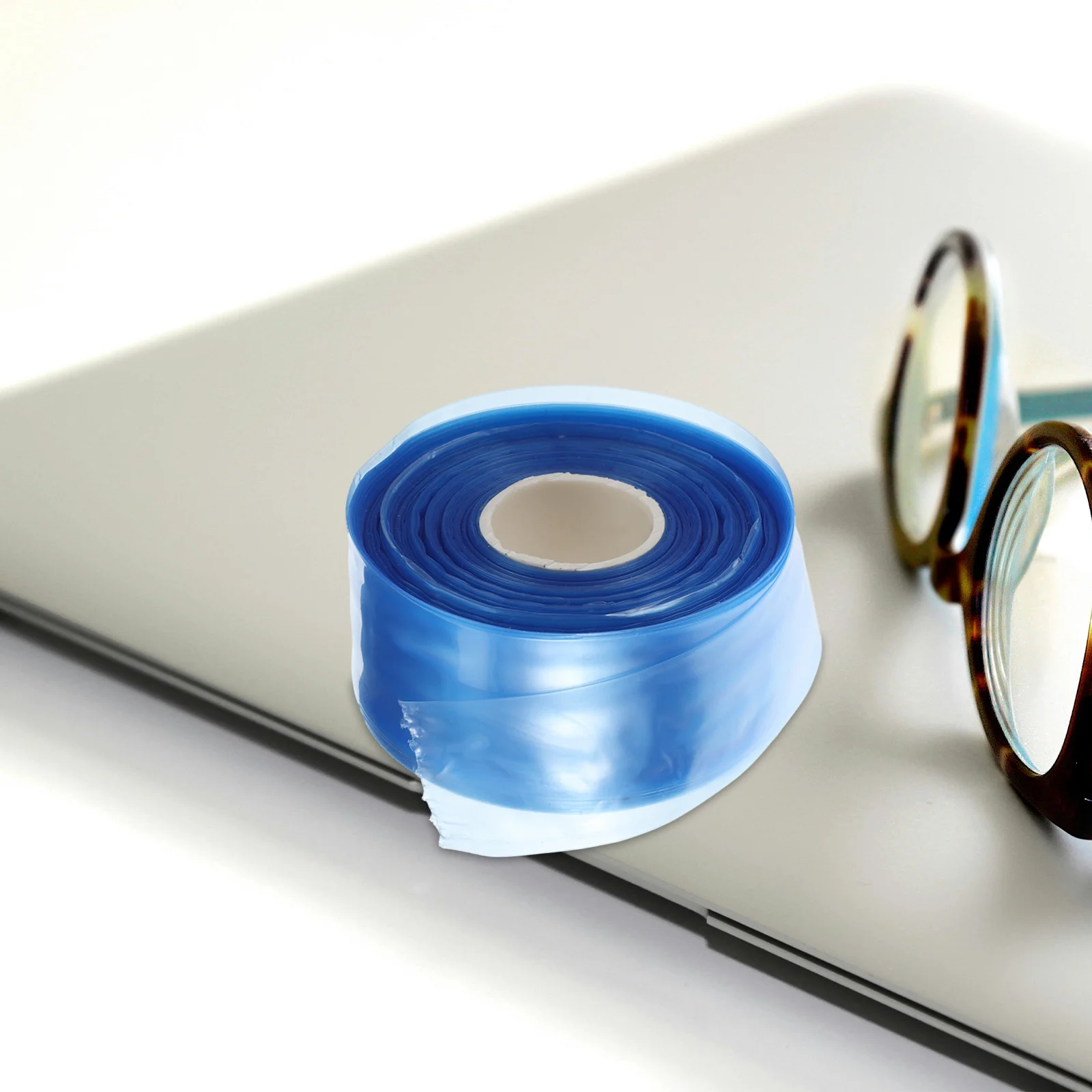 

Hair Dye Glasses Protector Pvc Temple Sleeves Salon Eyeglass Covers Anti-Slip Ear Grips For Eyeglass Legs 1 Roll Blue