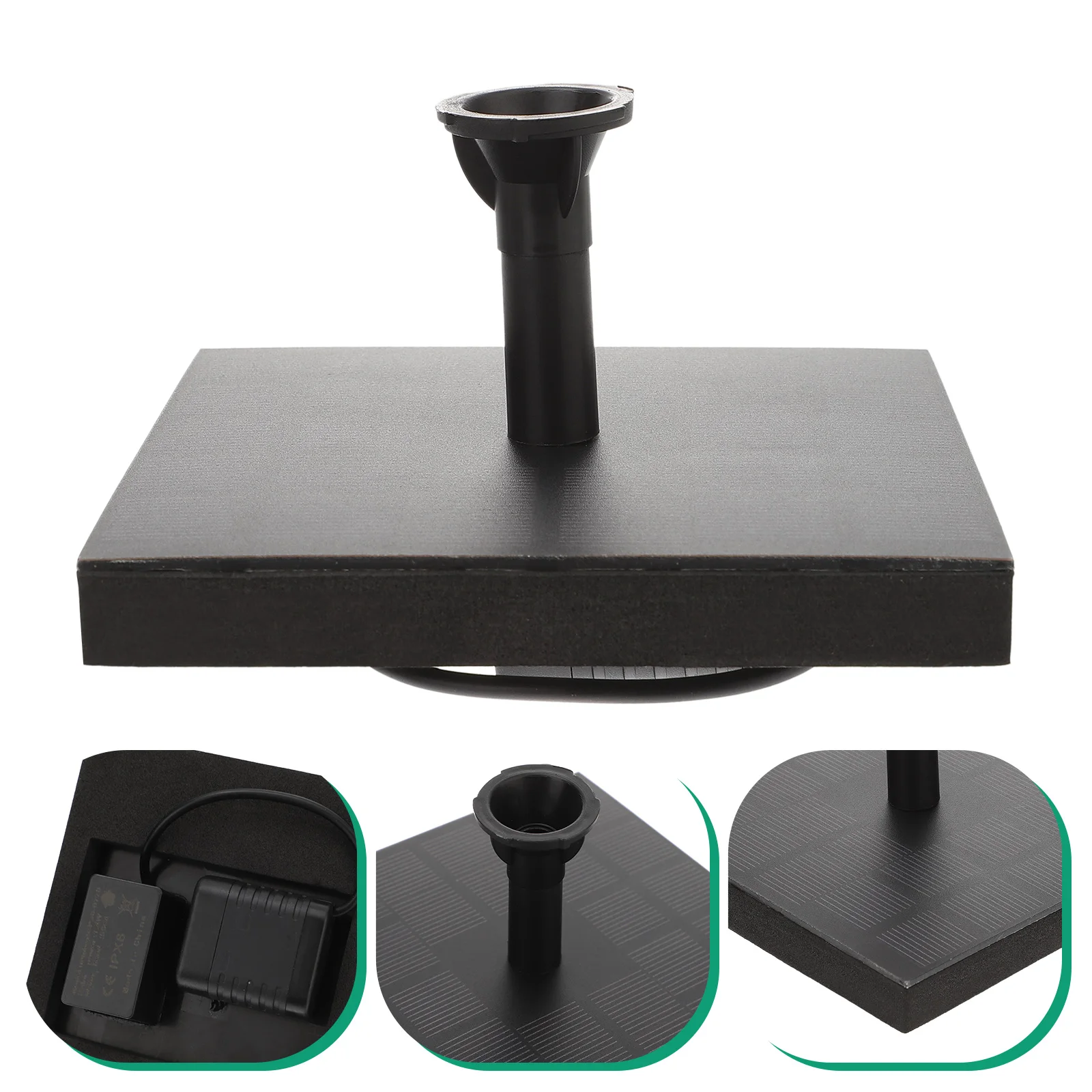 

1pc Solar Fountain Powered Water Pump for Pond Decorations Small Outdoor Pool Waterfall Solar Pump Garden Fountain