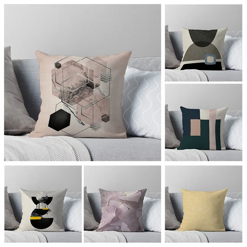 decorative Home pillow case Cushion covers 45*45 nordic 40*40 40x40cm 50x50 Irregular Living Room Boho Abstract Geometric 60x60