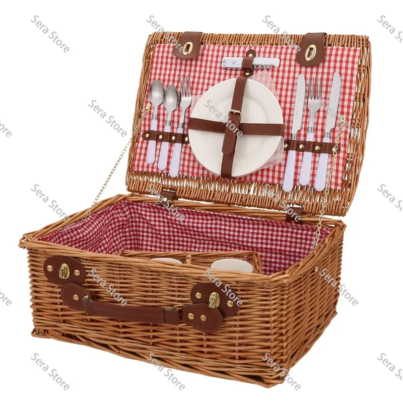 Insulator Basket Picnic Box Ins Internet Celebrity Portable Folding Kit Storage Camping