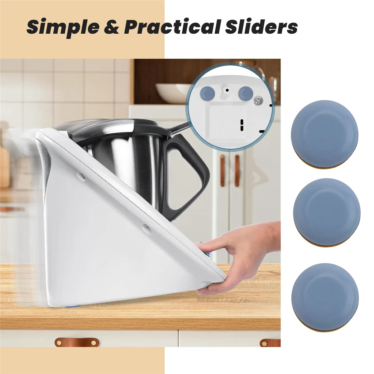 ร้อน 12 ชิ้นเครื่องใช้ในครัว Sliders สําหรับเคาน์เตอร์, กาวแคดดี้เลื่อนถาดใช้งานร่วมกับเครื่องชงกาแฟส่วนใหญ่, air Fryers