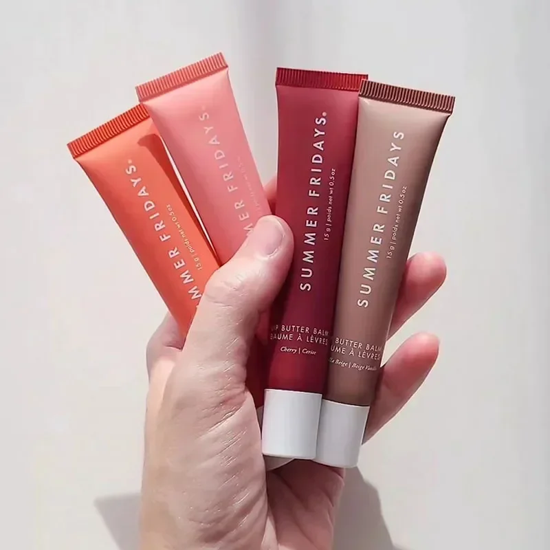 Fashion Summer Friday's Lipgloss Cherry Hot Cocoa Pink Sugar Brown Sugar Lippenbalsam Dreamy Lip Oil Transparent Soft Tube Makeup