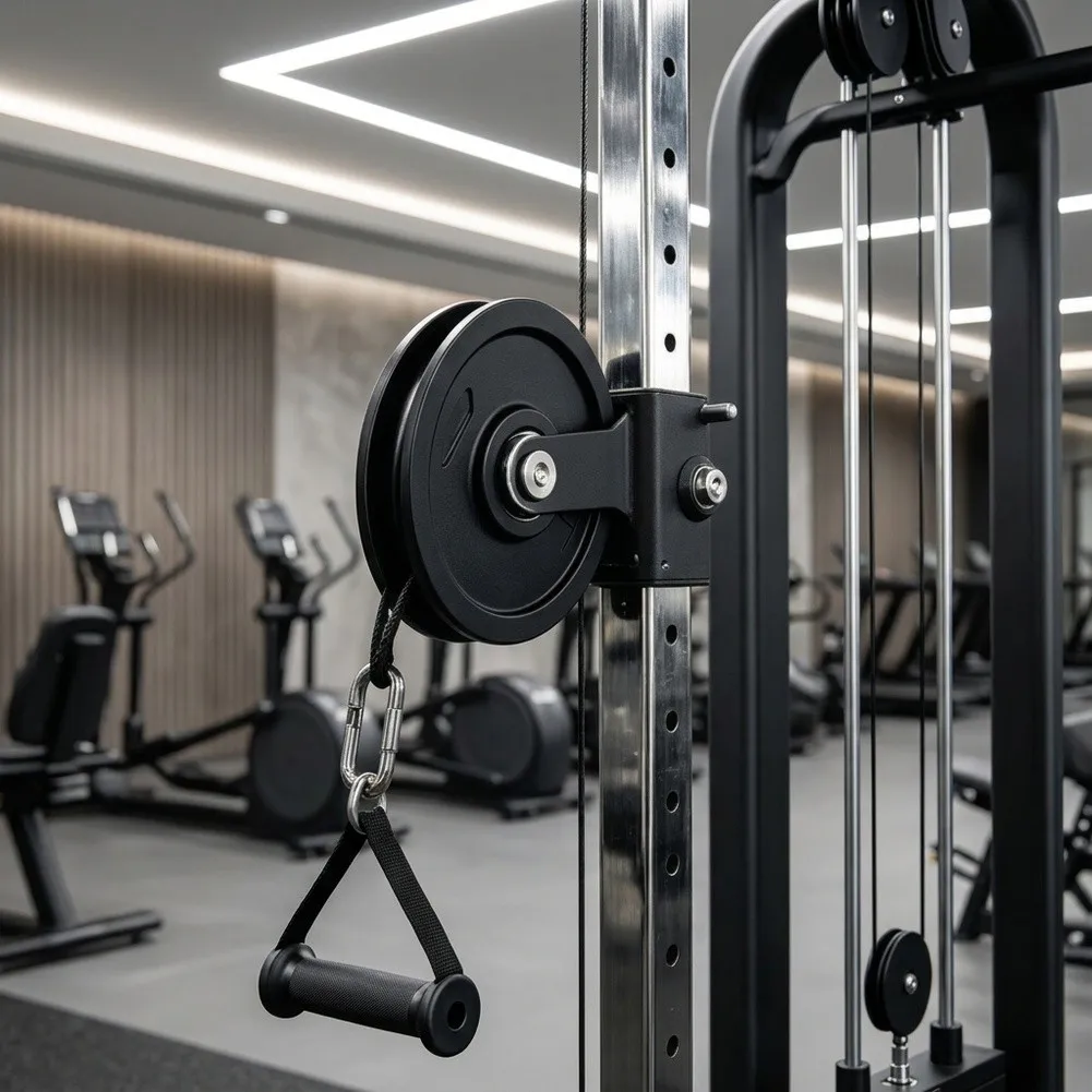 2 Pack Cable Pulley Wheels for Resistance Training Equipment Featuring Low Friction Design and Smooth Cable Routing