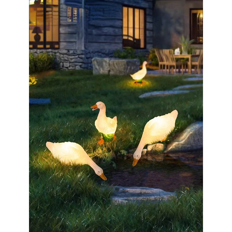 

Solar garden light, outdoor animal light, garden layout, lawn light, waterproof villa duck light, outdoor landscape light