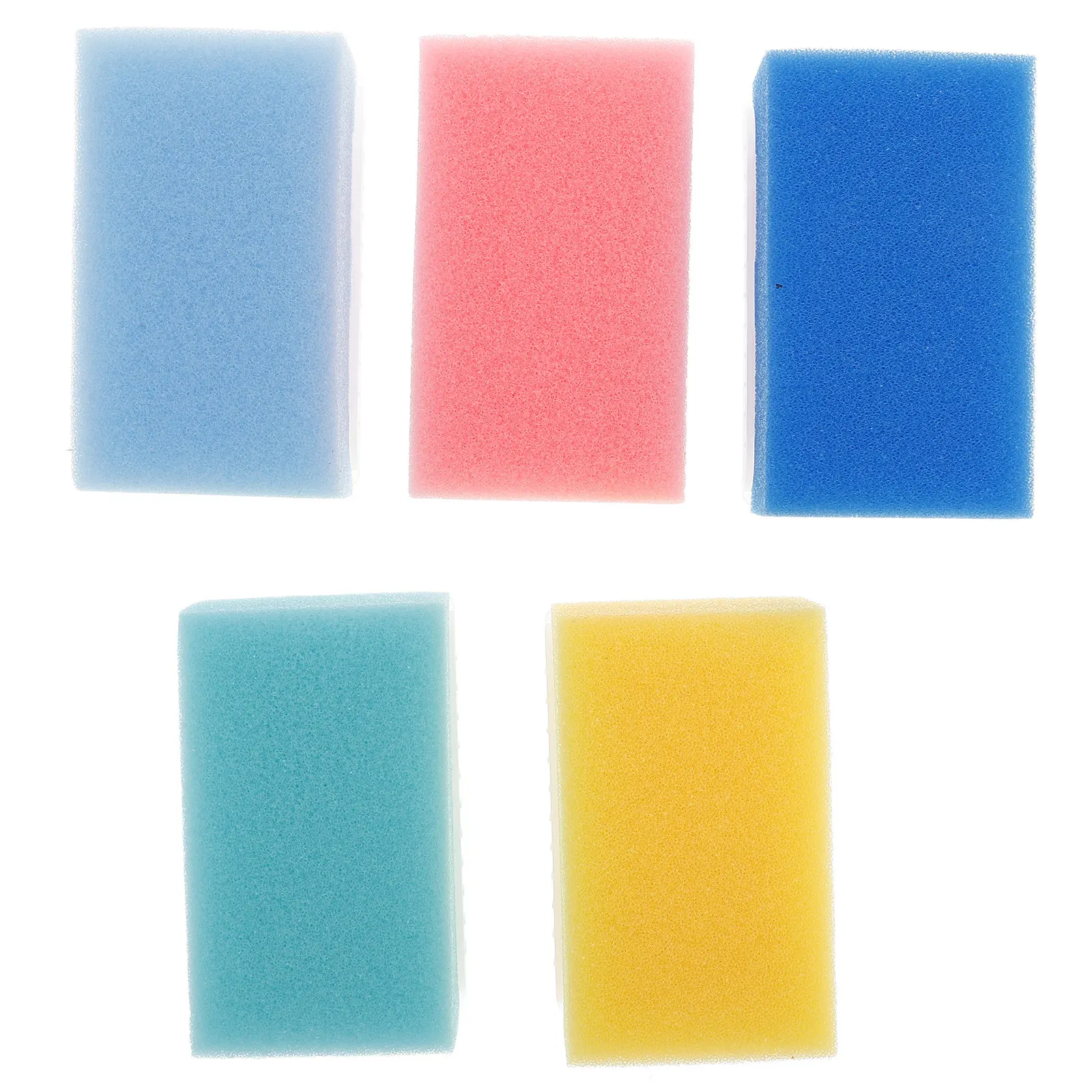 5pcs Tactile Sensory Sponges For Newborn Baby Bath Cradle Cap Scalp Cleaning Hair Scrub Bathing Accessories Health Care