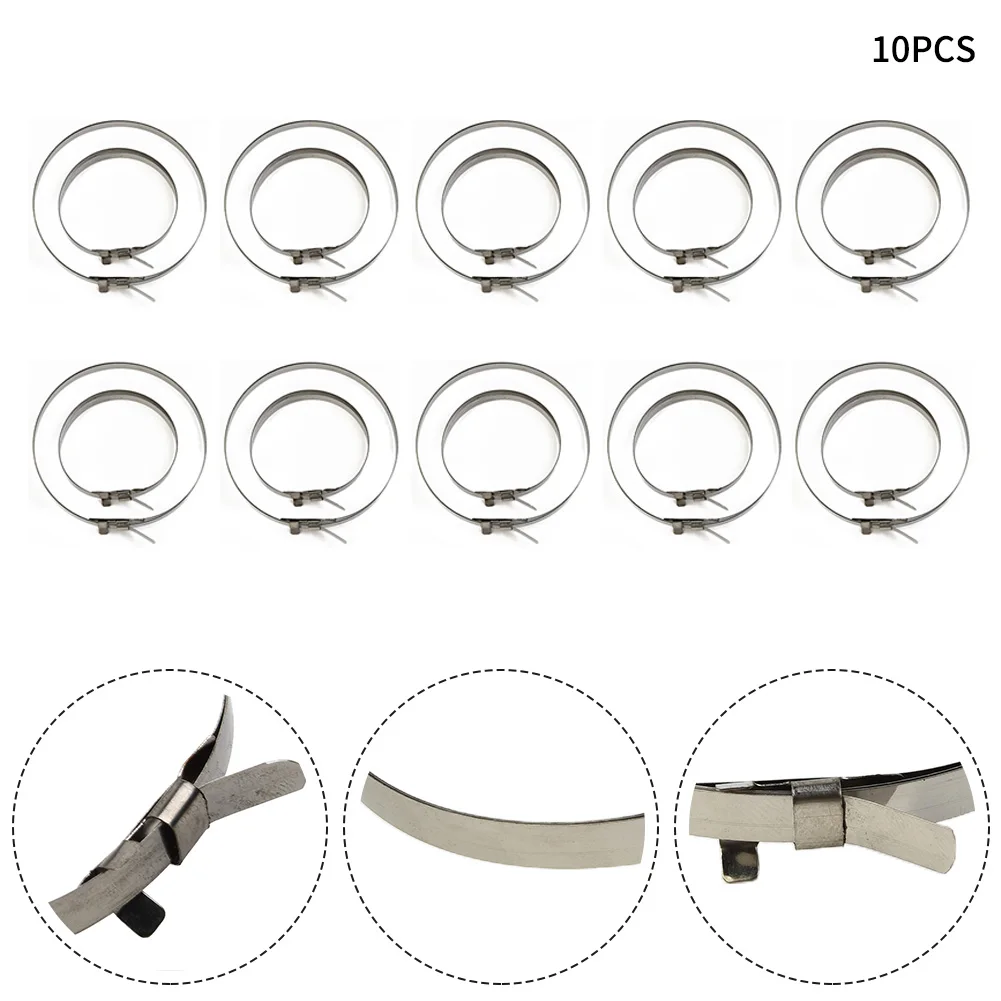 10X-Large Bands Boot Clamp 20 Pcs Joint Axle Boot Clamp For Auto / ATV CV 20pcs CV BOOT CLAMPS Joint Axle Kit Stainless Steel