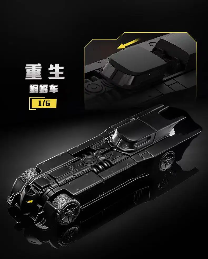Neue BLOKEES Batmobile Blind Box DCBatman E02 The Dark Knight 1:64 Maßstab Auto DIY Montagemodell Spielzeug Film-Thema Sammlerstück Geschenk – Detail 8