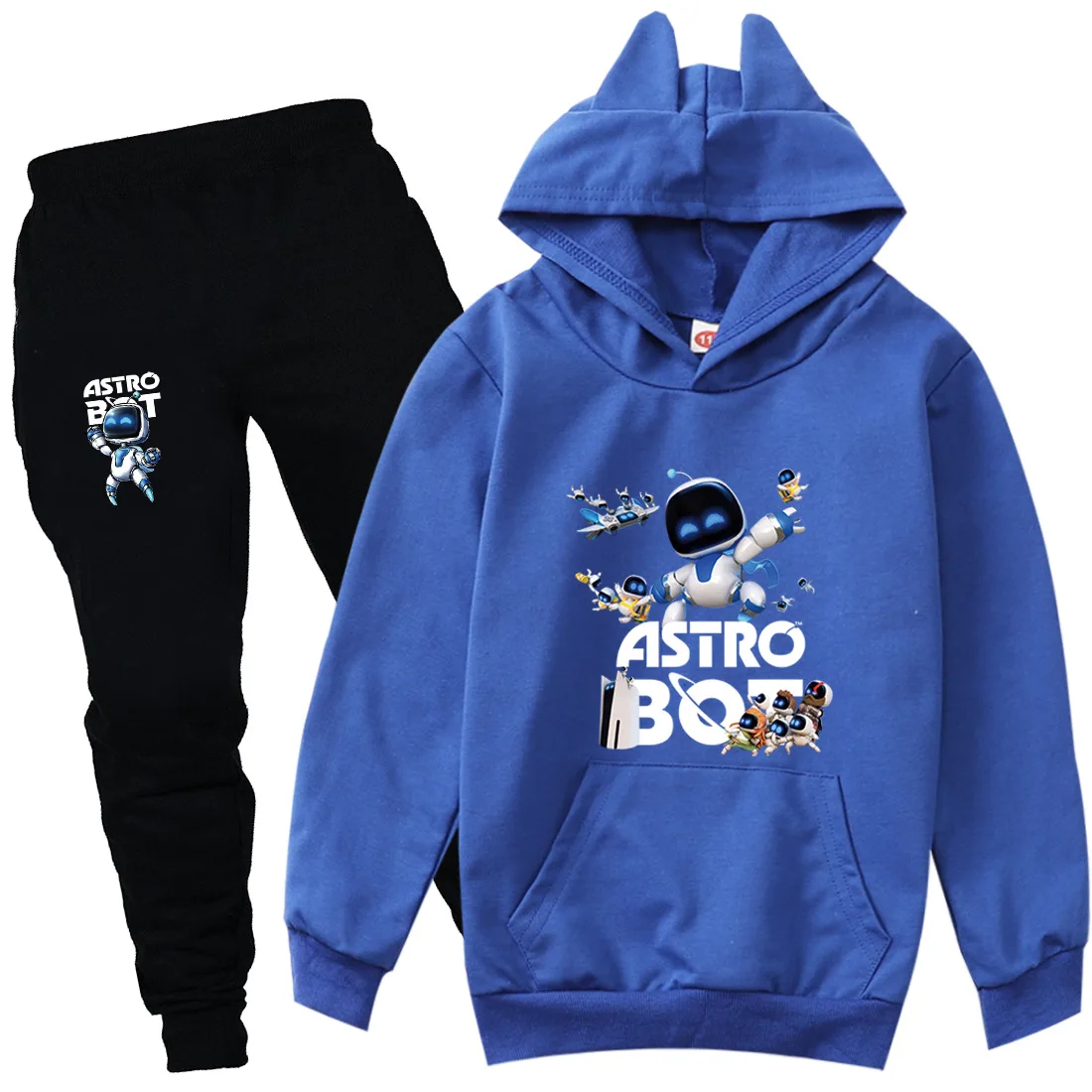 

Game ASTRO BOT Hoodie Kids Boutique Clothes Teen Boys Cartoon ASTROBOT PS5 Hoodies Pants 2pcs Sets Toddler Girls Autumn Outfits