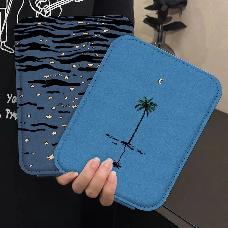 

Decal Rectangle Mirror Cover Portable Modern Macrame Design Dorm Mirror Standing Cool Espelho Decorativo House Accessories