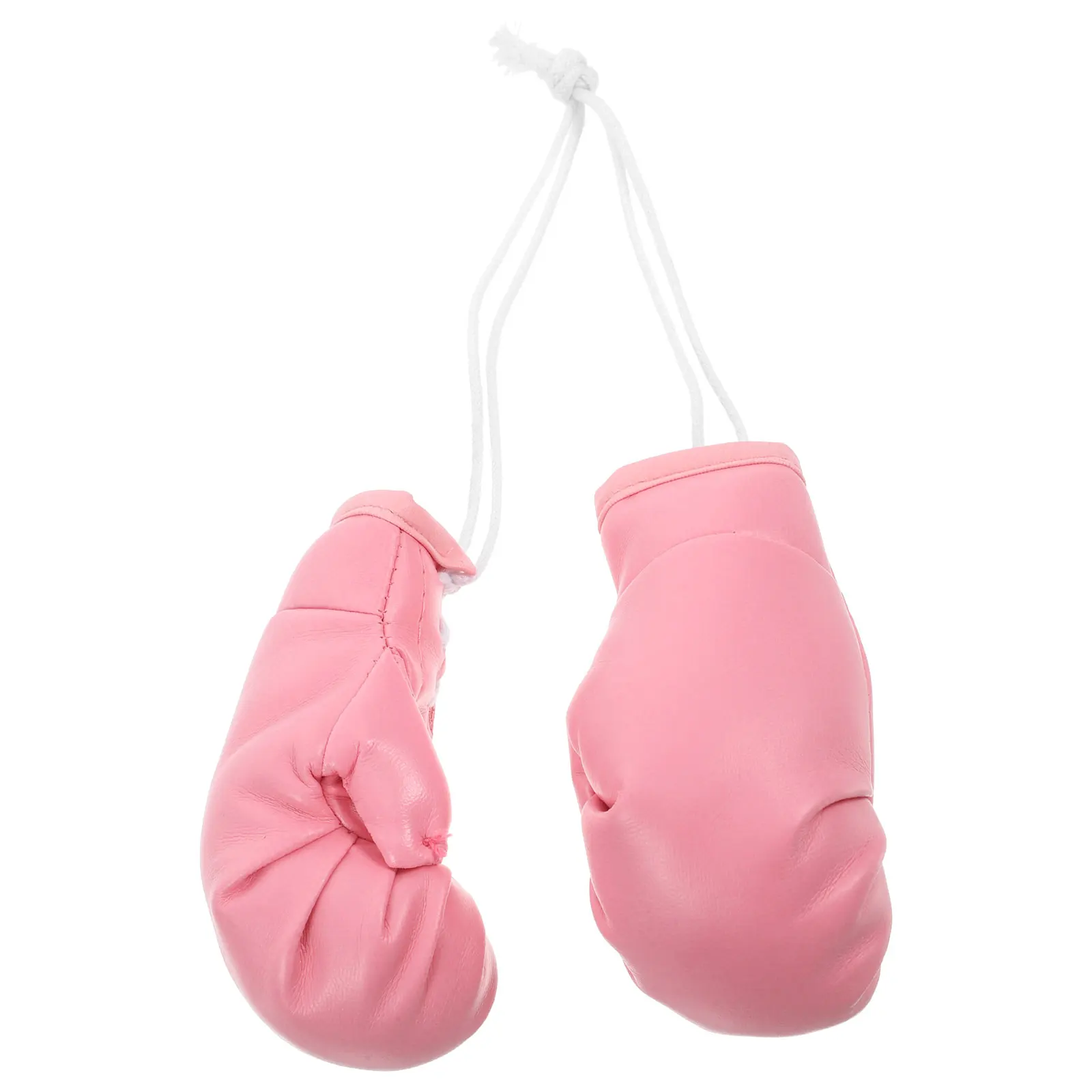 

10CM Boxing Gloves Charm Car Rearview Mirror Hanging Decoration Bag Keychain Miniature Versatile Use Punching