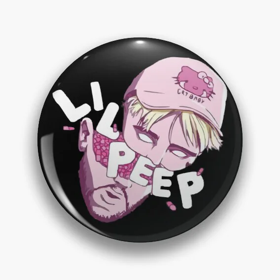 Lil Peep pin cute pins Metal  anime pins for backpacks Lapel Badge  custom manga