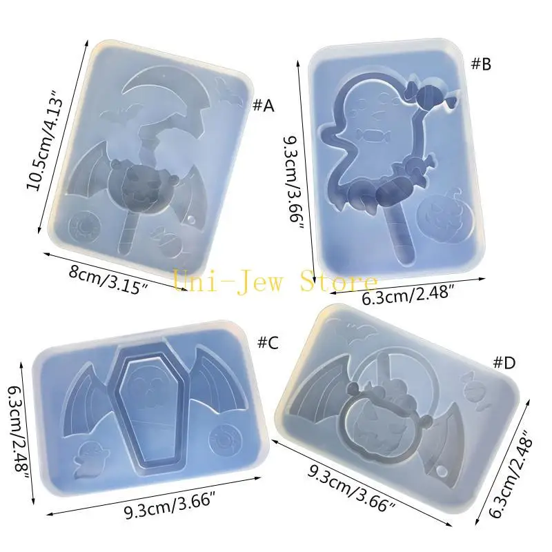 40 جيجابايت هالوين موضوع قوالب السيليكون راتنجات المجوهرات القالب لصنع المجوهرات راتنج الايبوكسي ومشروع المنزل ديكور المنزل #6