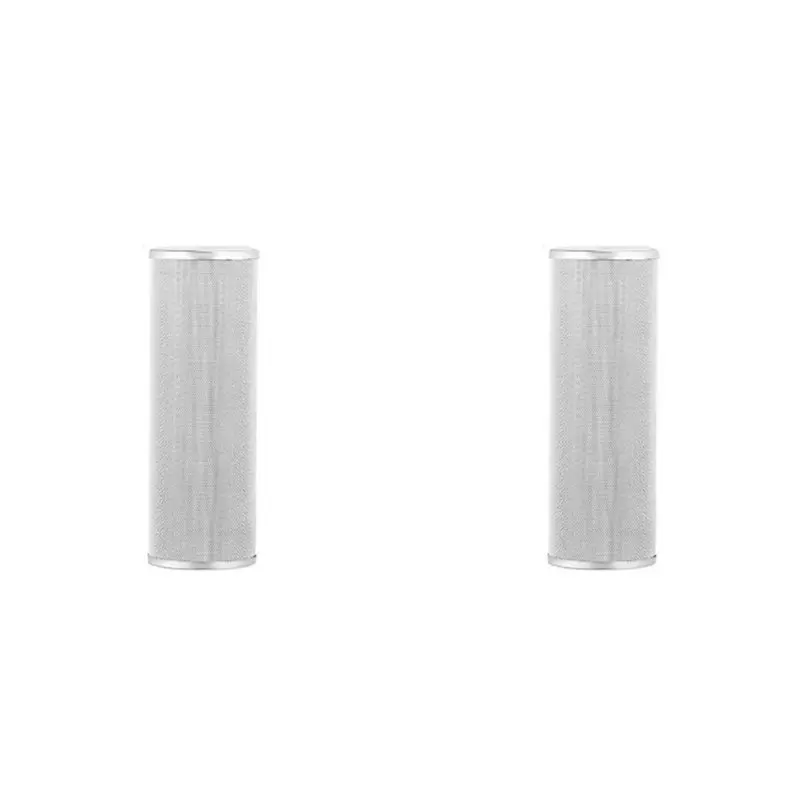 

EYFL-2Pcs 10 Inch 304 Stainless Steel Water Purifi Can Be Cleaned And Reused Effectively Removes Impurities 10 Microns
