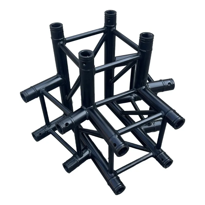 

Portable 4-WAY Corner Connection Aluminum Alloy Truss Black Square DJ Lighting Stage Roof for Roof System