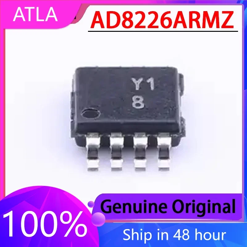 2PCS Original AD8226ARMZ AD8226ARM Silk Screen Y18 Operation/buffer Amplifier MSOP8