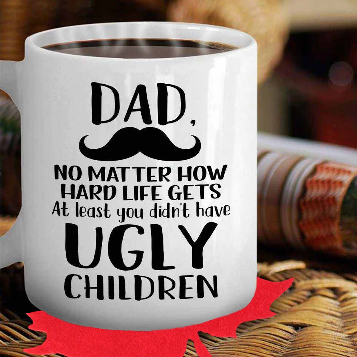 

8pcs Maple Leaf Shape Cup Mat Non-Woven Heat Resistant Coaster Yellow Red Washable Table Protector For Home Cafe Decoration Mug