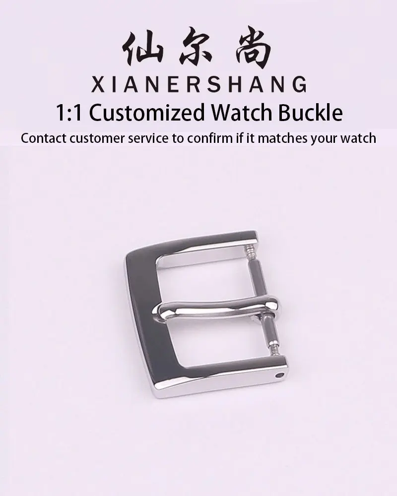 

XIANERSHANG Custom LIMELIGHT GALA Оригинальная пряжка для часов 14 мм, из нержавеющей стали 316L, полированная, с застежкой для ремня, аксессуары