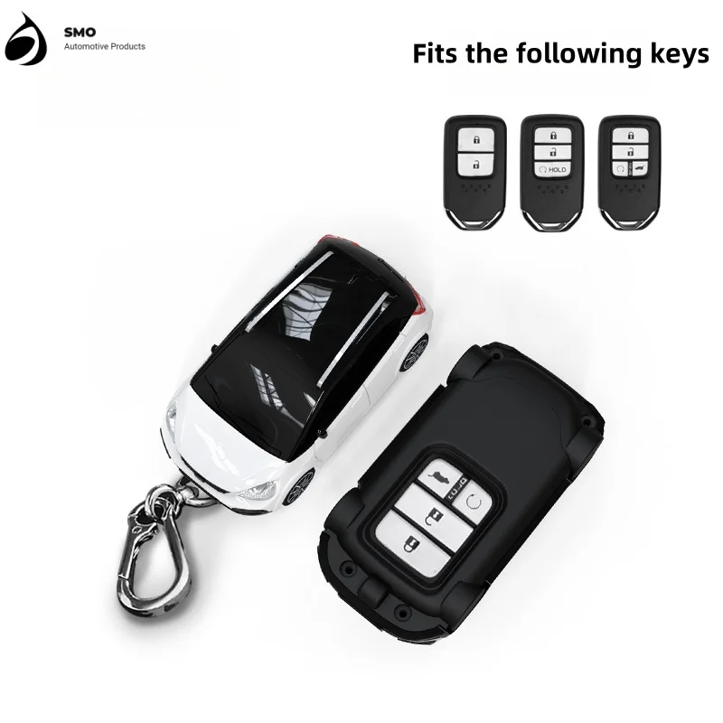 For Honda Fit Key Cover with Lights Car Key Fob Car Model Key Protector Auto Accessories  New