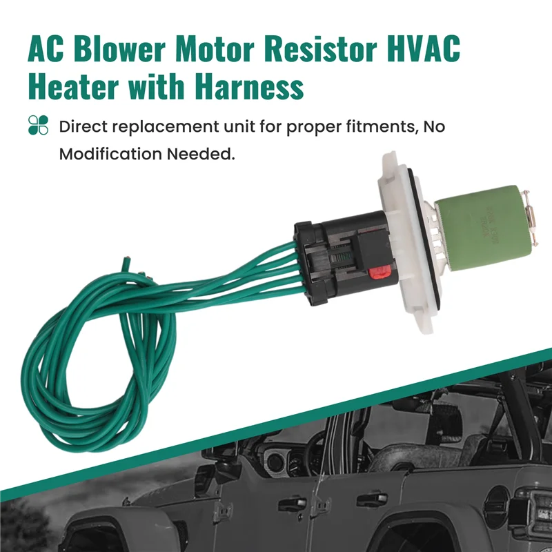

Резистор двигателя вентилятора переменного тока Нагреватель HVAC с жгутом проводов 4885635 Зарядное устройство для каравана Aspen Sebring Town & Country Dakota