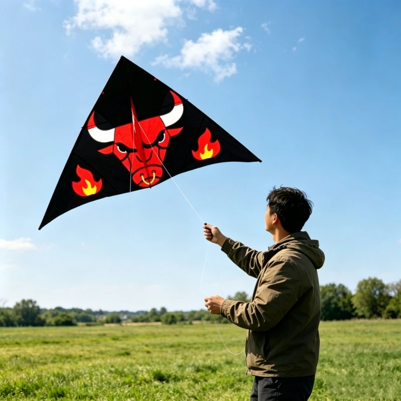 New Kite bull kites flying adults kite fabric Outdoor sports animal kites string line dragon kite factory cow kites snake eagle