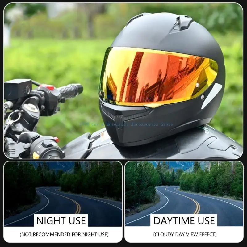 L5BC Advanced Ventilation Helmets Visors Lens High Performances Motorcycle Visors Wide View Helmets Lens Upgrades for HJC C10