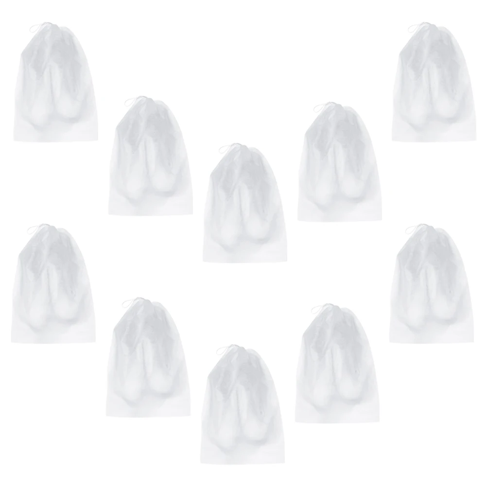 

10Pcs Shoe Bags Drawstring Non-Woven Fabric Shoe Storage Bags Travel Organizer for Shoes Socks Underwear Shoes Bag for Travel