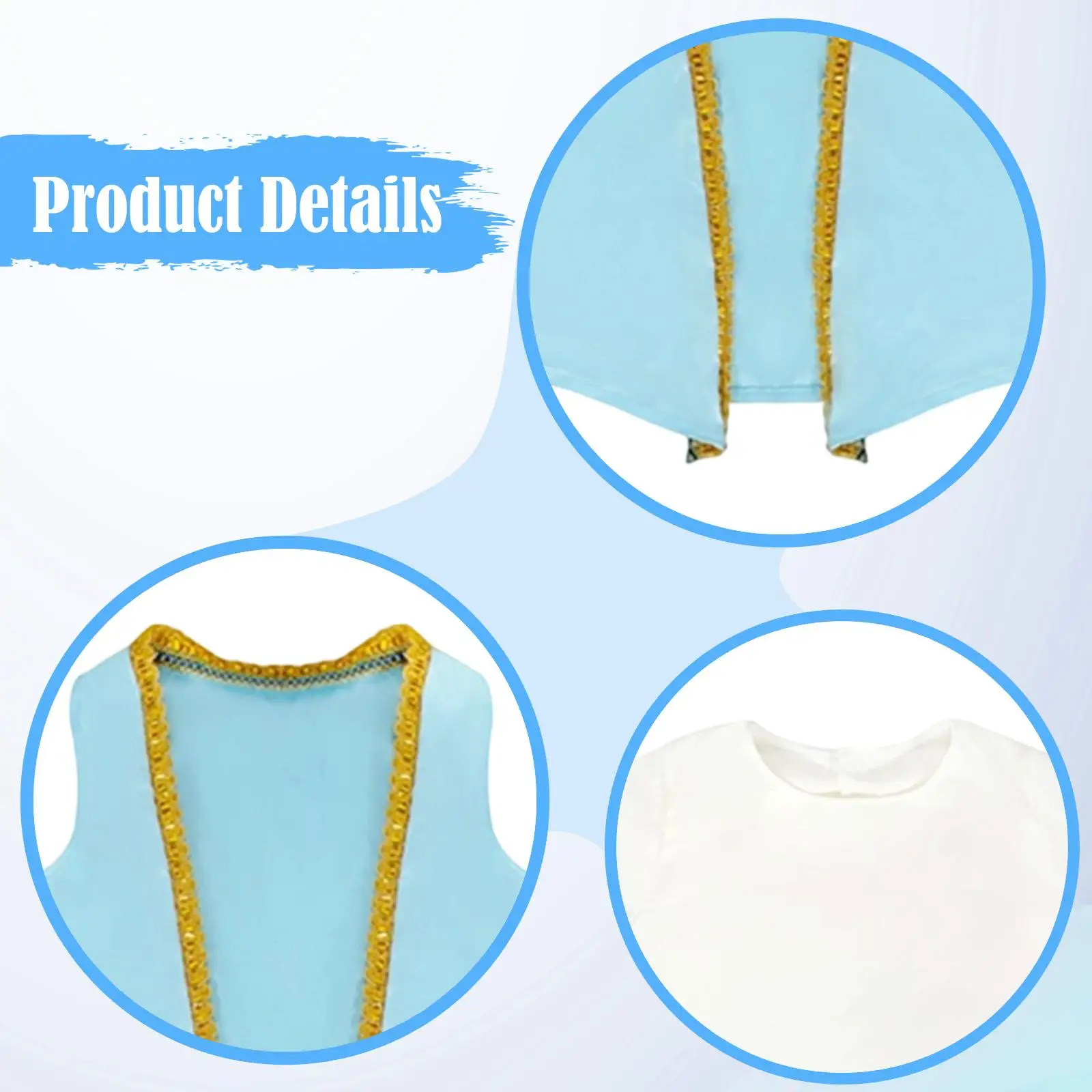 Disfraces de la Virgen María para niños Ropa festiva Disfraz de Natividad para fotografía