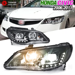 Eagle Eye for Honda Civic 2012-2015 Head Lamp 2006-2011 CIIMO FD2 Headlight LED DRL Turn Signal High Beam Projector Lens 2 PCS