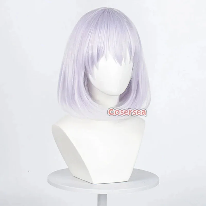 Cosersea 753 تأثيري الباروكات 2.5 الأبعاد إغراء 753 35 سنتيمتر قصيرة مستقيم الفضة الأبيض كوس شعر مستعار الاصطناعية الشعر مقاومة للحرارة