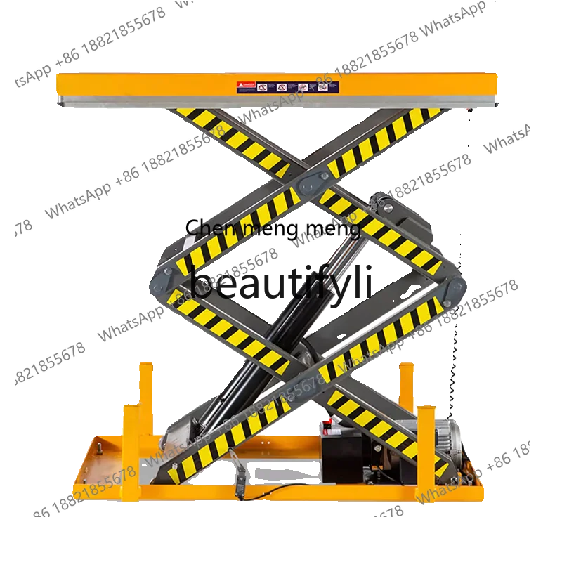 Z189 Custom Electric Hydraulic Lifting Platform 2 Ton Fixed Lifting Machine  Warehouse Loading and Unloading Platform Lifting Ma