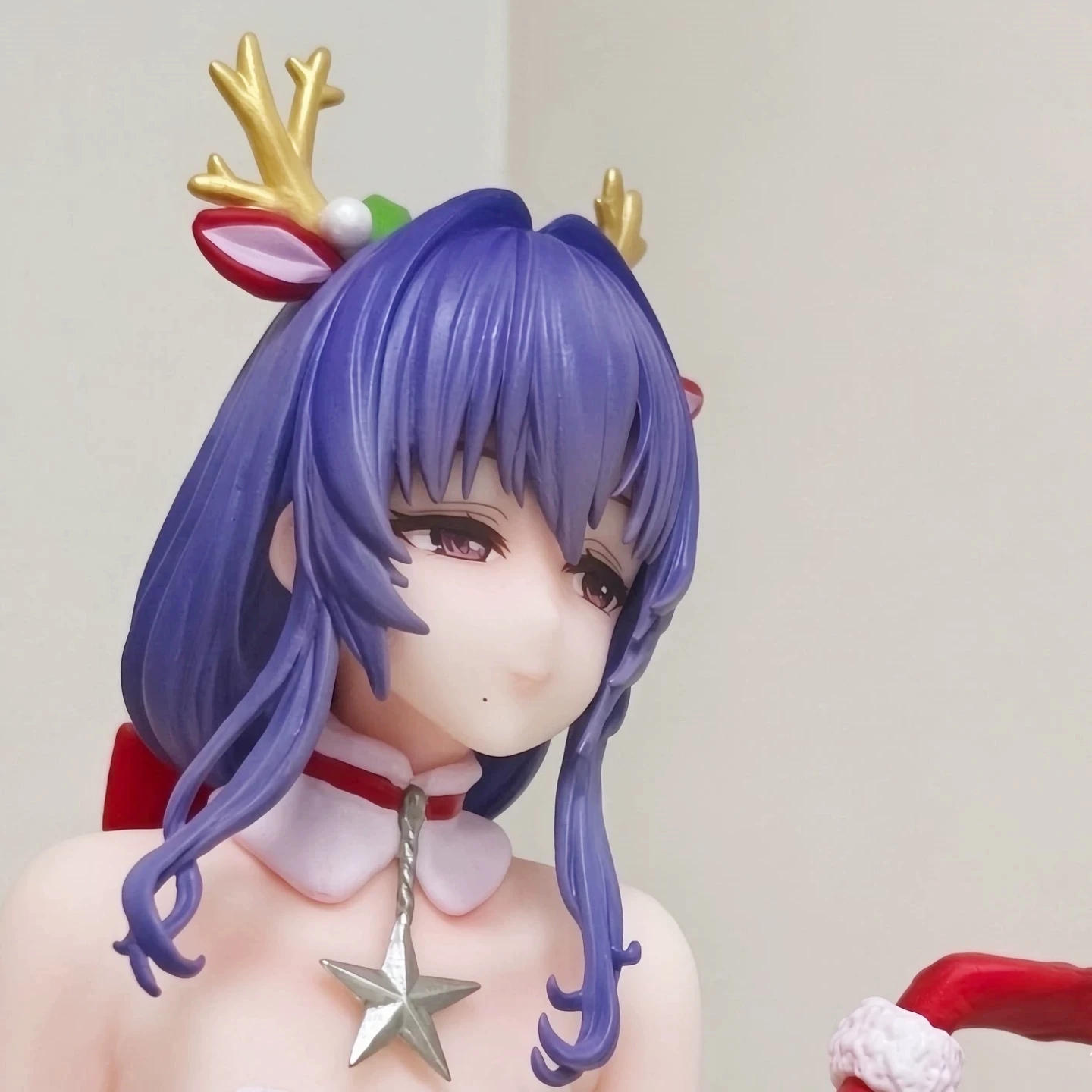 Succubus Homestay Sakimai Shiori Christmas Costume 1/6 GK Figure Collectible Model Desktop Ornament Gift for Fans