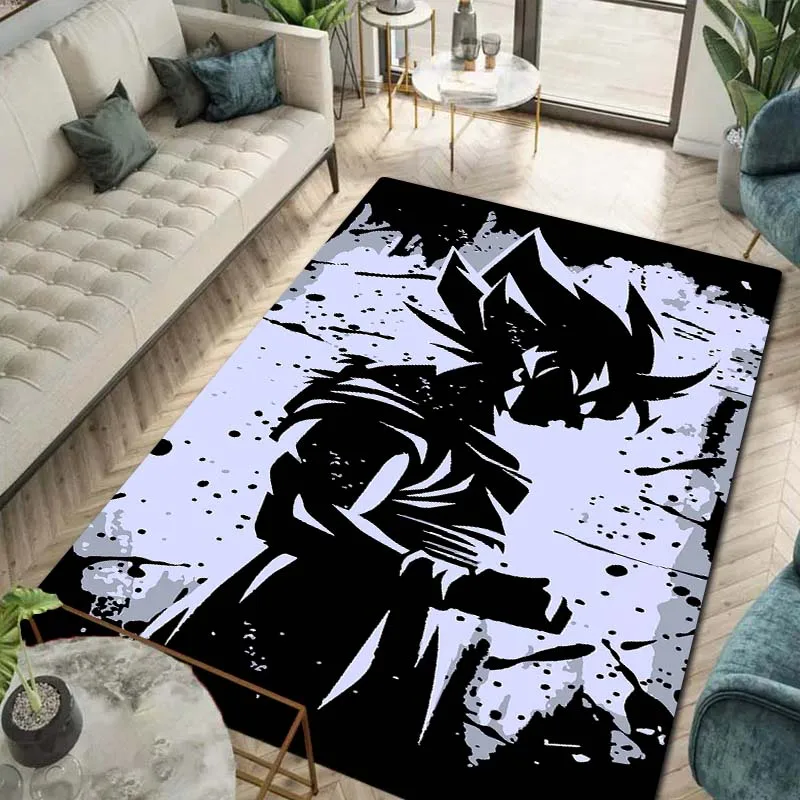 

HD Cartoon Anime D-Dragon-B-Ball-I Printed Carpet Yoga Mat Home Living Room Bedroom Decoration Flannel Non slip Welcome Carpet