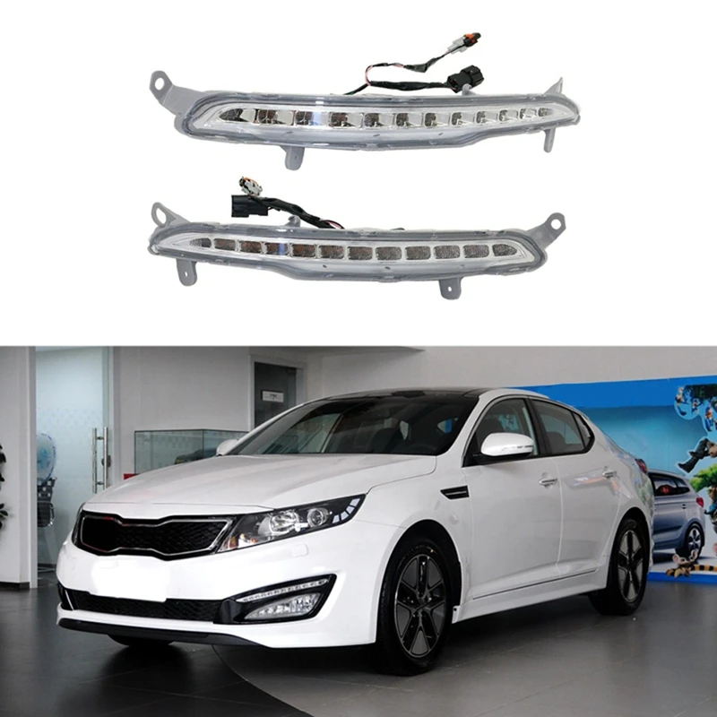 

Front Left+Right Bumper LED Fog Light For KIA K5 Optima 2010-2014 922072T100 922082T100