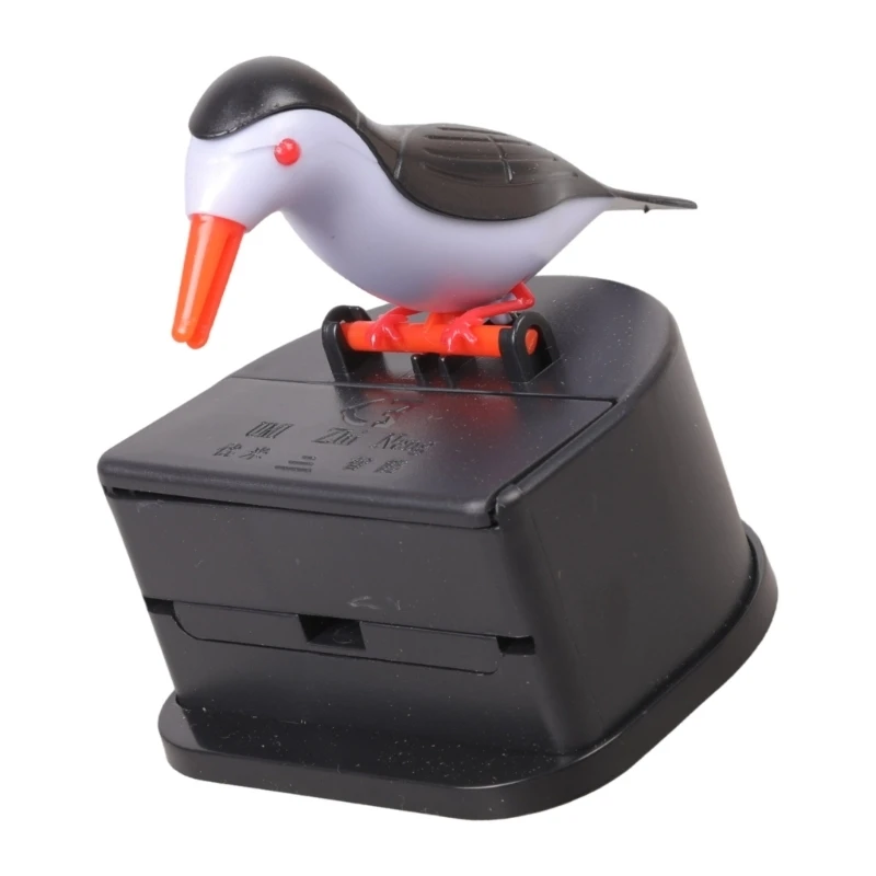 Automatic Toothpick Dispenser Push-Type Bird Toothpick Holder Funny