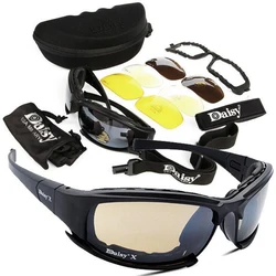 Lunettes de protection polarisées pour odorà air comprimé de chasse militaire, lunettes de soleil anti-perruque, sports de cyclisme en plein air, tactique