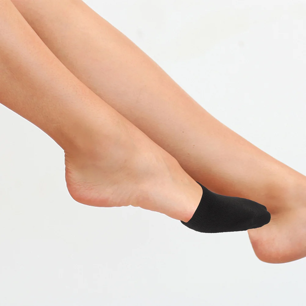 

5Pairs Breathable Invisible Half Palm Socks Sweat Absorption Cotton Comfortable Anti Slip Liner Socks Women Daily Wear