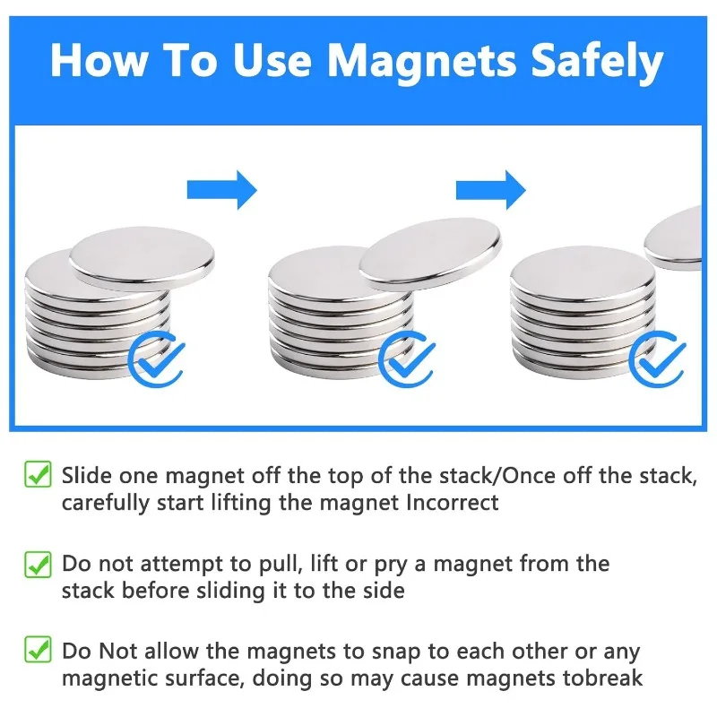 255PCS Small Strong Magnets, Neodymium Disc Magnets Heavy Duty,7 Different Sizes, Round Small Magnets Refrigerator Magnet