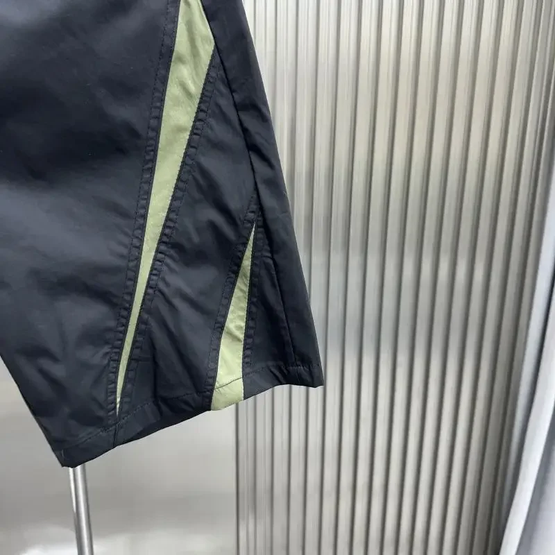 Мужские шорты с карманами, широкие мешковатые пляжные шорты, свободные мужские короткие брюки на шнурке, быстросохнущие, новинка в корейском стиле, повседневные Xl