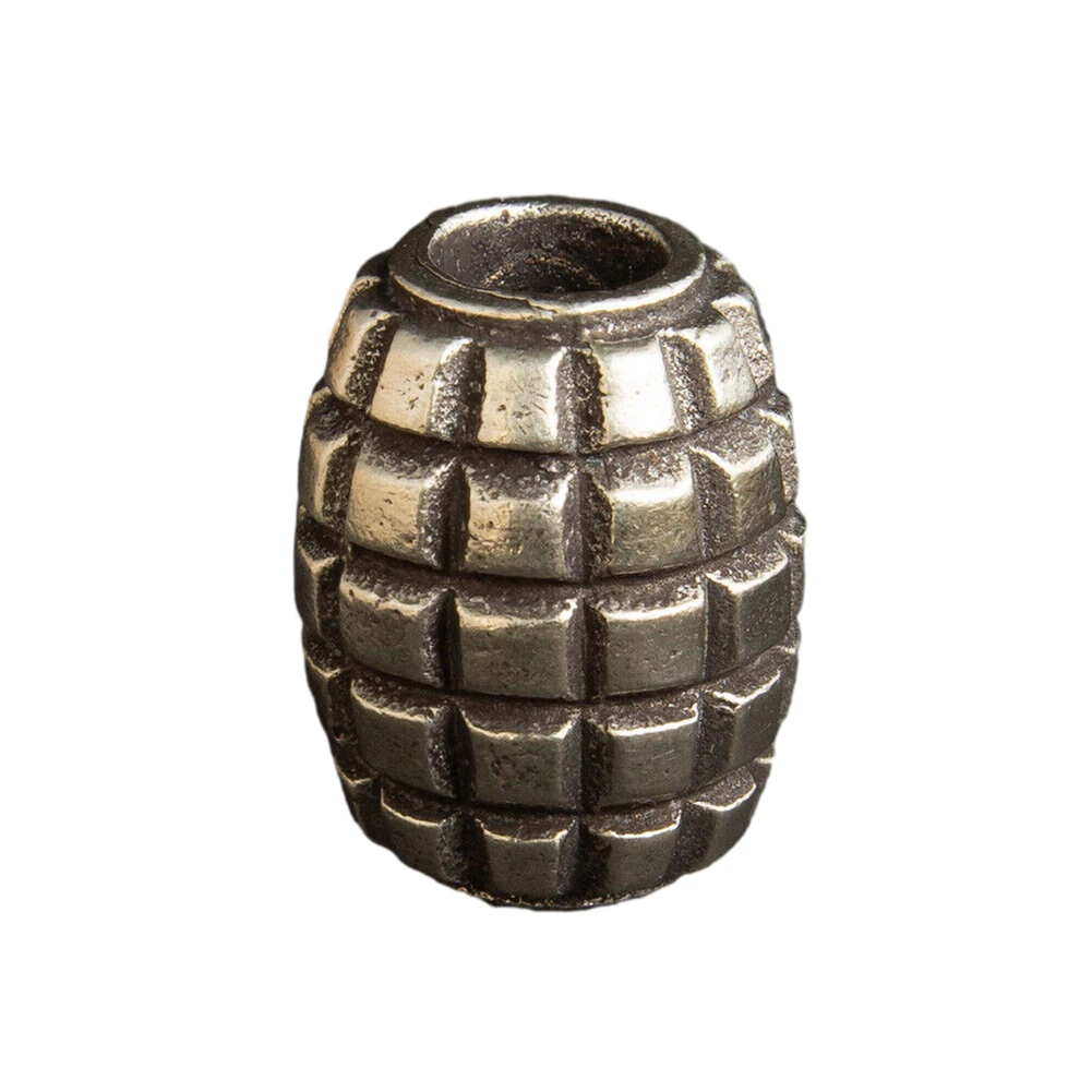 Charm Pendant Bead Exquisite Grenade Lanyard Bead Keychain P-aracord Beads Retro Thoughtful Design Charm Pendant