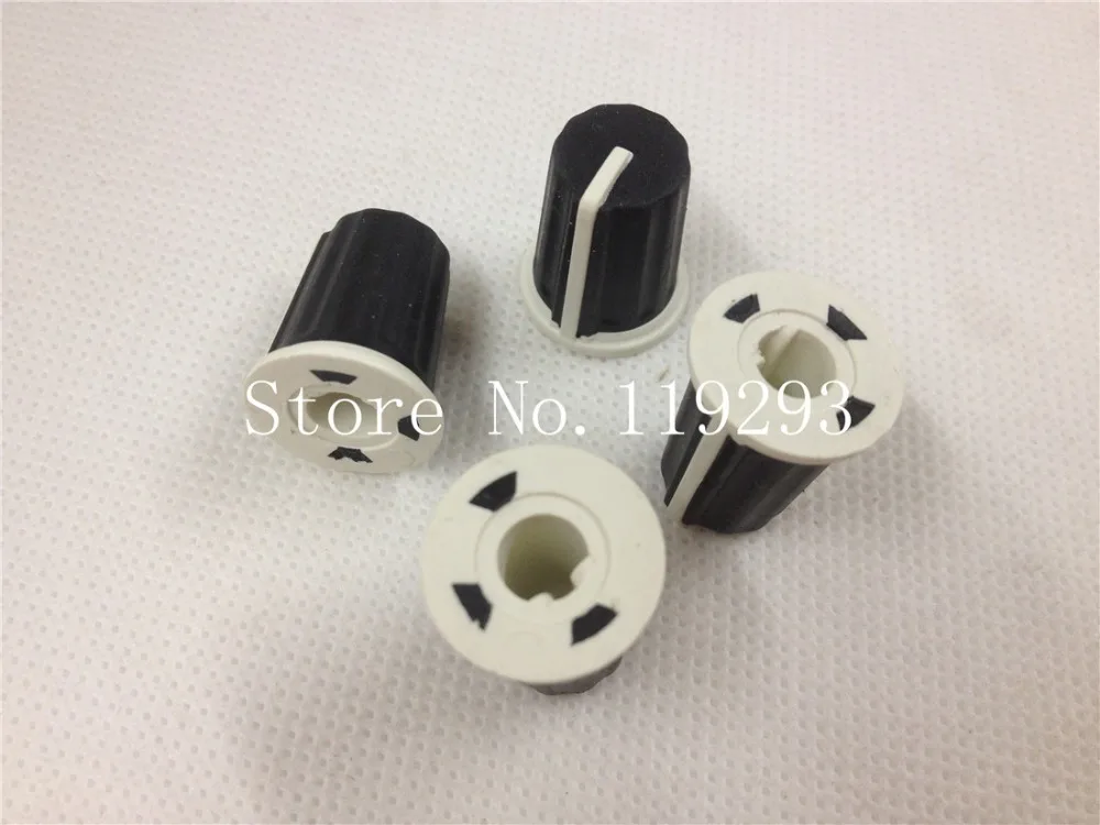 [BELLA]16MMX19MM axle diameter rubber knob potentiometers Indicator: 90 degrees--50PCS/LOT