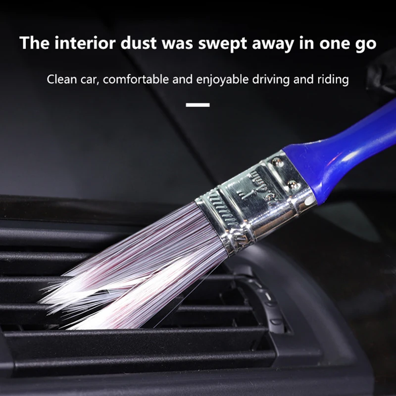 Escova para churrasco de 1 pacote com alça de plástico, adequada para pintar paredes e móveis