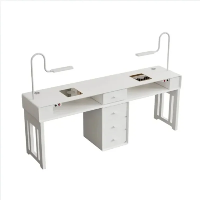 Equipment Furniture Mesa Manicurista Ongle Salon Nail Stylist Desk Professional LED Light Nail Manicure Table Beauty Manicure