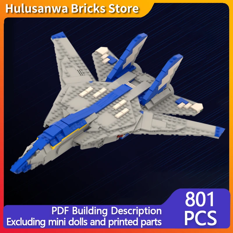 

Модель военного истребителя F-14, конструктор MOC, военная техника, модульные технологичные подарки, набор для сборки, детские игрушки, праздничный подарок