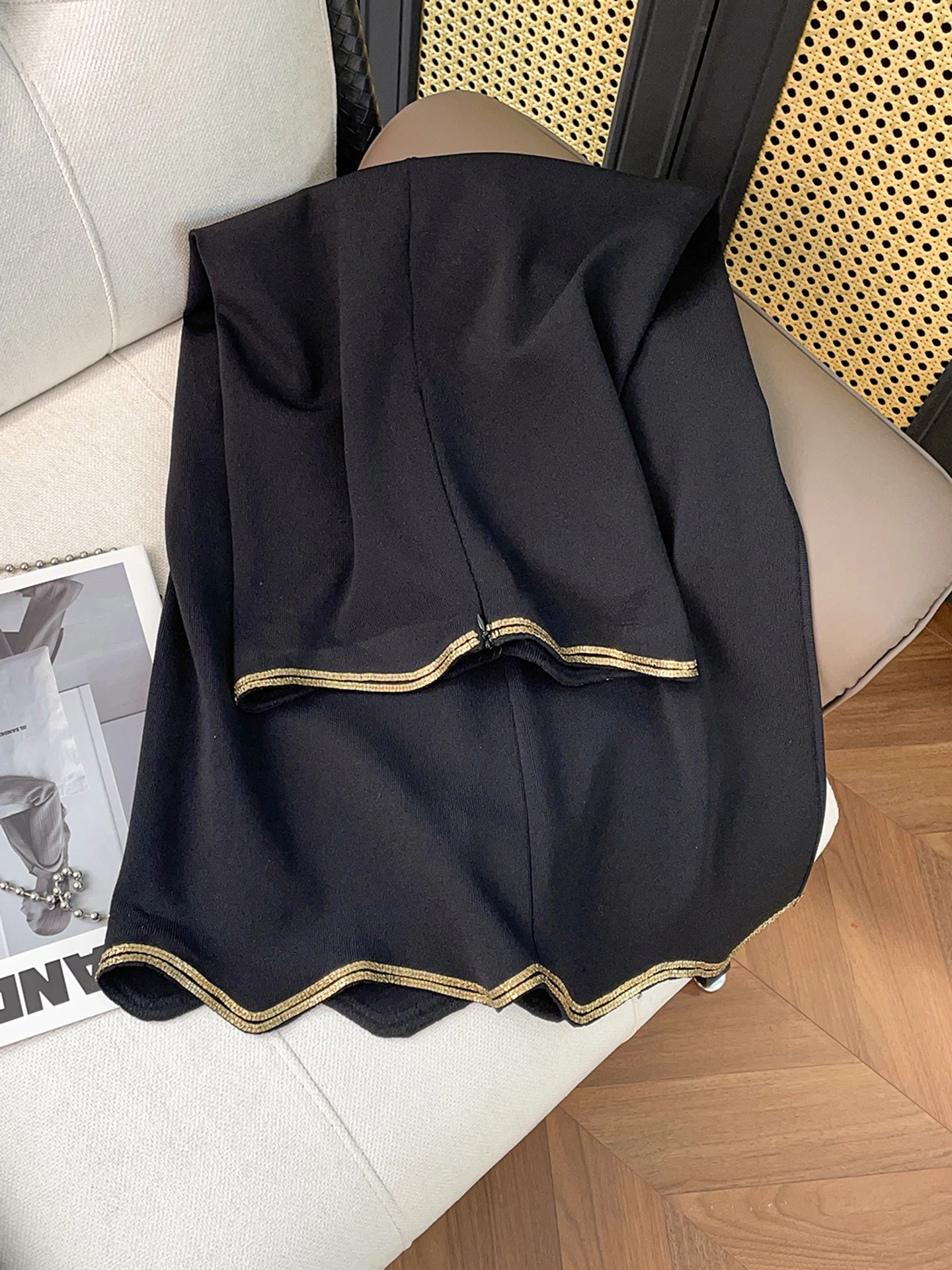 Faionable Mid-Length Vest And Skirt Set for Women Ele Autumn Winter New Arrival High-End Women's Clothing Ensemble