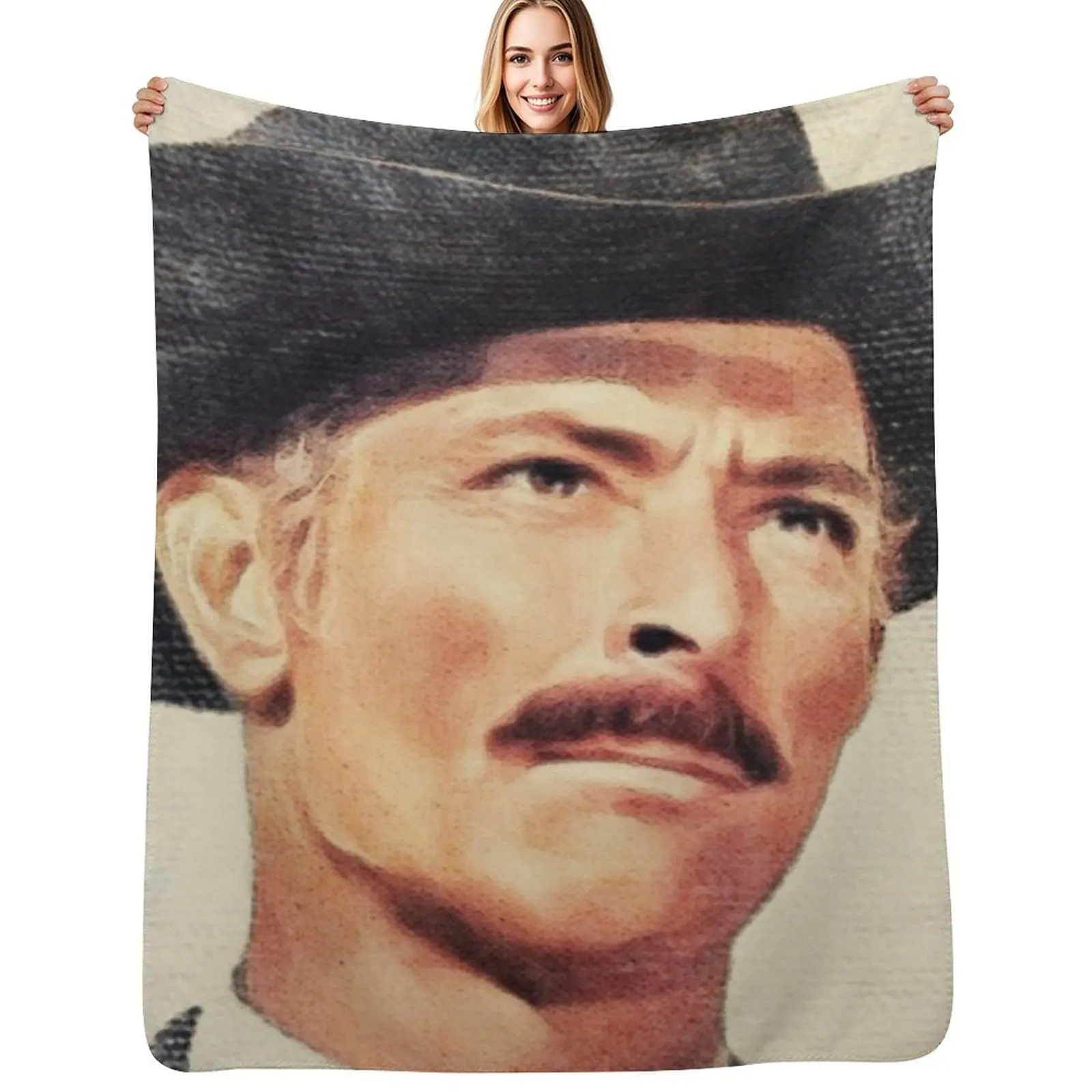 Lee Van Cleef, Movie Legend Throw Blanket Luxury Brand Decorative Throw Tourist Decorative Beds Loose Furrys Blankets
